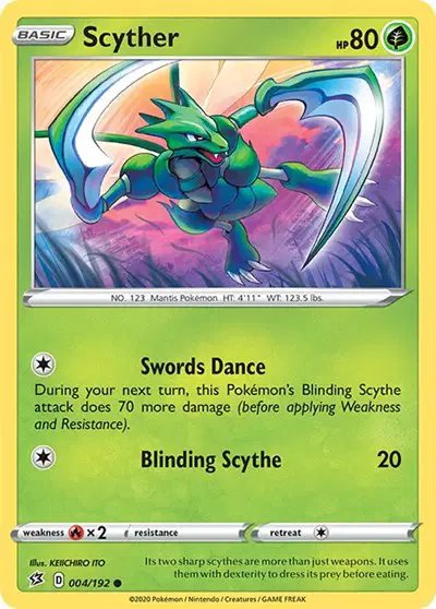 Scyther — Rebel Clash 004/192