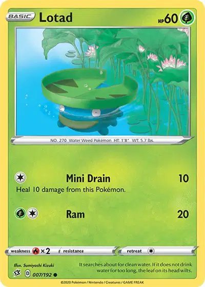 Lotad — Rebel Clash 007/192