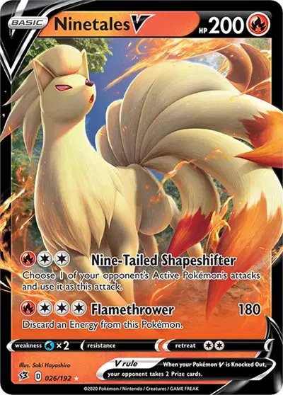 Ninetales V — Rebel Clash 026/192