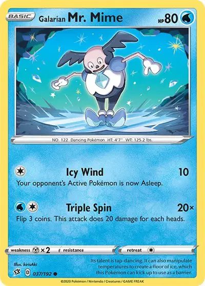 Galarian Mr. Mime — Rebel Clash 037/192