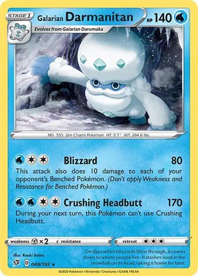 Galarian Darmanitan — Rebel Clash 048/192