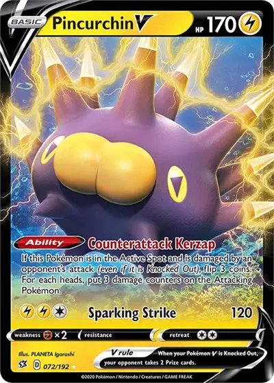 Pincurchin V — Rebel Clash 072/192