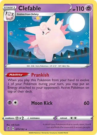 Clefable — Rebel Clash 075/192