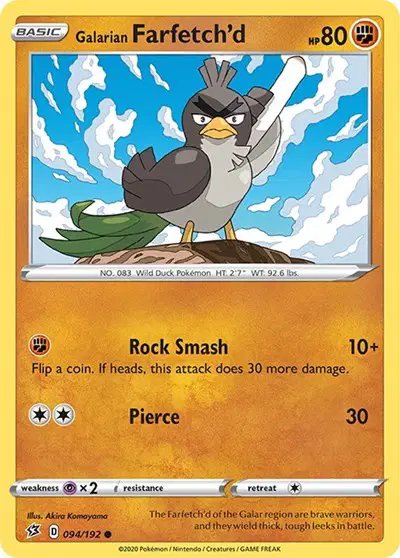 Galarian Farfetch'd — Rebel Clash 094/192