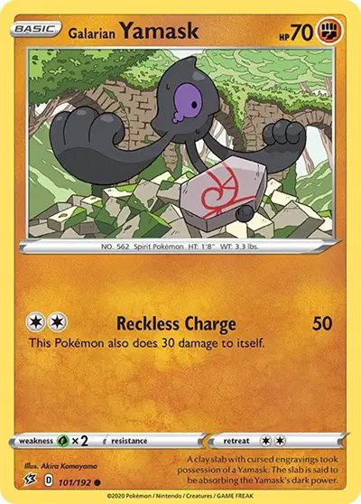 Galarian Yamask — Rebel Clash 101/192