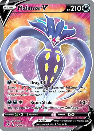 Malamar V (Full Art) — Rebel Clash 186/192