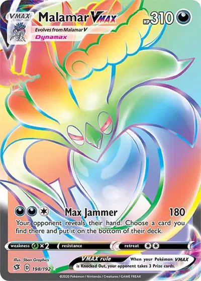 Malamar VMAX (Secret) — Rebel Clash 198/192
