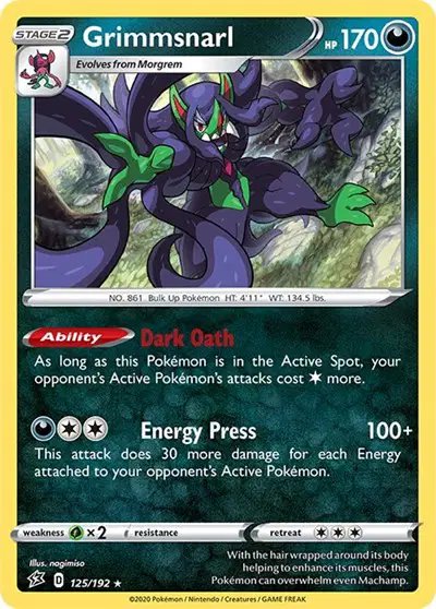 Grimmsnarl — Rebel Clash 125/192