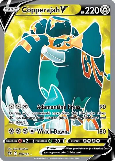 Copperajah V (Full Art) — Rebel Clash 187/192