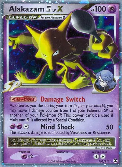 Alakazam E4 Lv.X — Rising Rivals 103