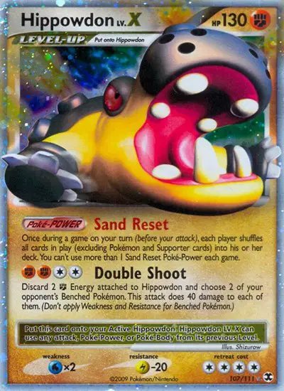 Hippowdon Lv.X — Rising Rivals 107