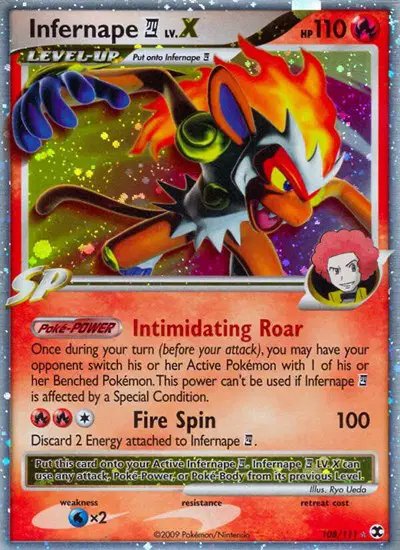 Infernape E4 Lv.X — Rising Rivals 108