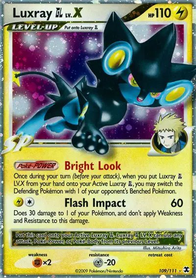 Luxray GL Lv.X — Rising Rivals 109