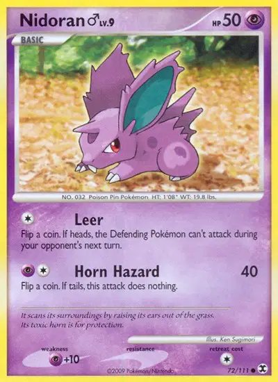 Nidoran M — Rising Rivals 72
