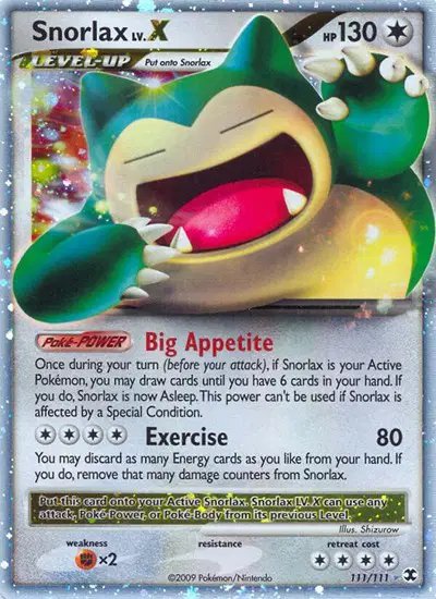 Snorlax Lv.X — Rising Rivals 111