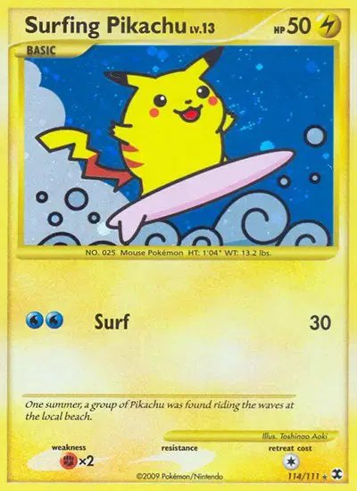 Surfing Pikachu — Rising Rivals 114