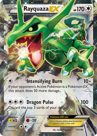 Rayquaza EX (75) — Roaring Skies 75