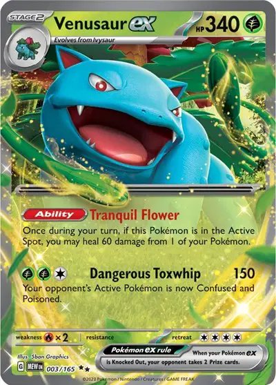 Venusaur ex — SV: 151 003/165