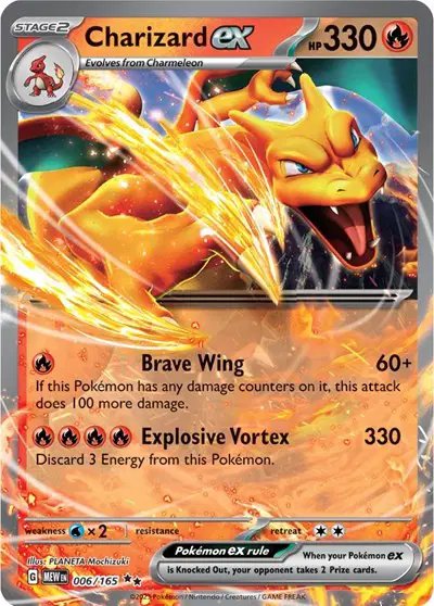 Charizard ex — SV: 151 006/165