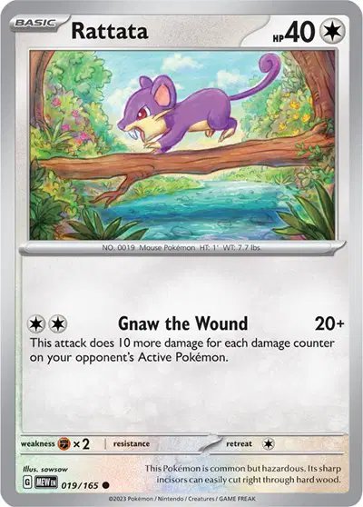 Rattata — SV: 151 019/165