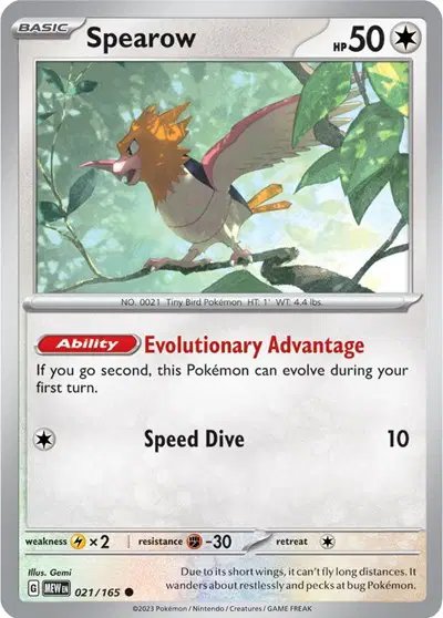Spearow — SV: 151 021/165