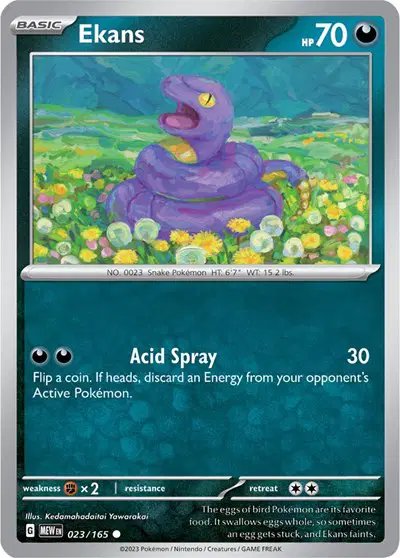 Ekans — SV: 151 023/165