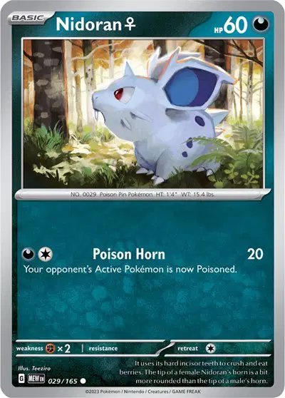 Nidoran F — SV: 151 029/165