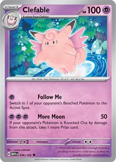 Clefable — SV: 151 036/165
