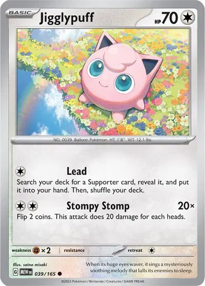 Jigglypuff — SV: 151 039/165