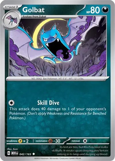 Golbat — SV: 151 042/165