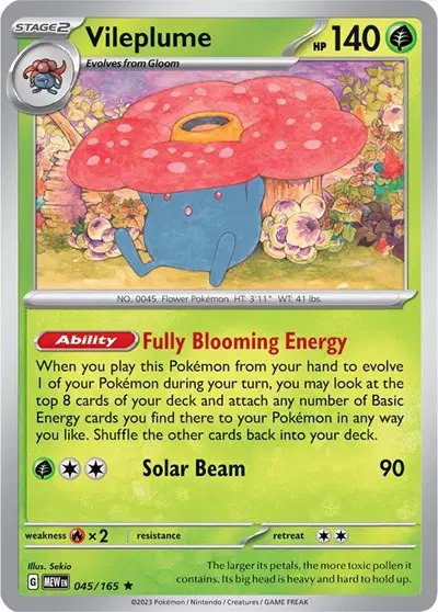Vileplume — SV: 151 045/165