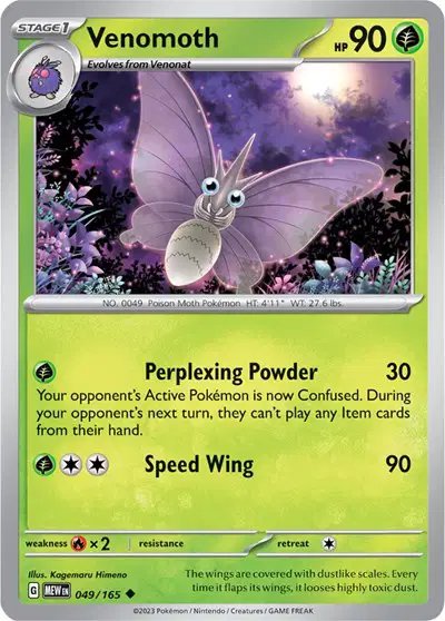 Venomoth — SV: 151 049/165