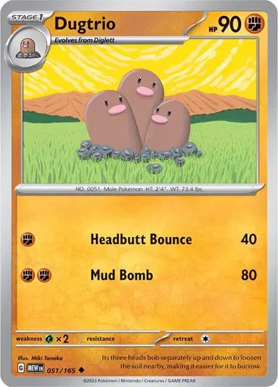 Dugtrio — SV: 151 051/165