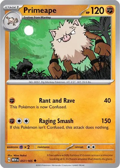 Primeape — SV: 151 057/165