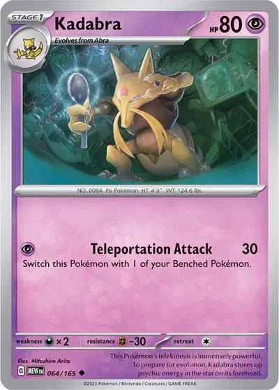 Kadabra — SV: 151 064/165