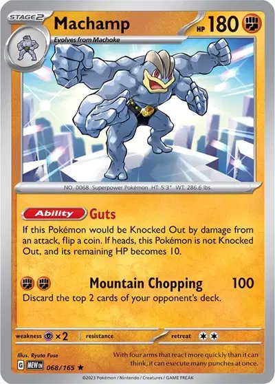 Machamp — SV: 151 068/165