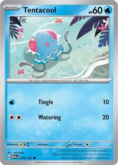 Tentacool — SV: 151 072/165