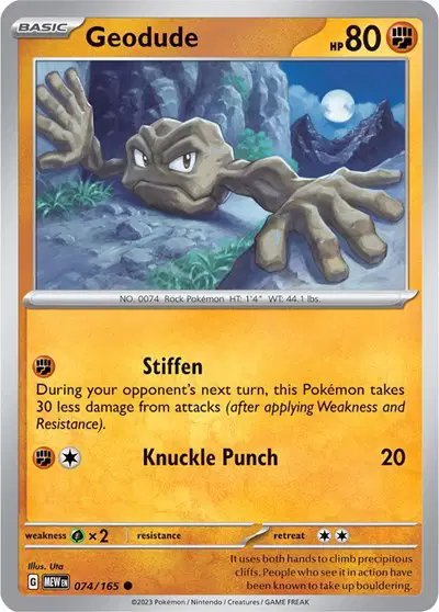 Geodude — SV: 151 074/165