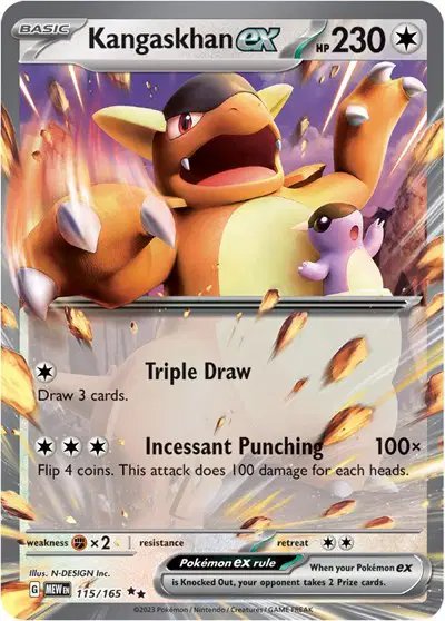 Kangaskhan ex — SV: 151 115/165