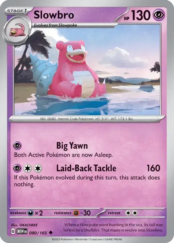 Slowbro — SV: 151 080/165