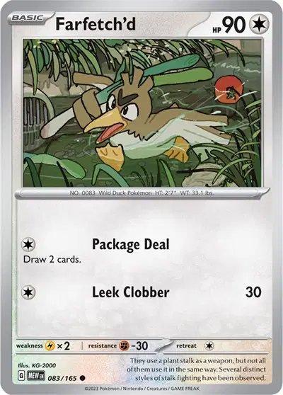 Farfetch'd — SV: 151 083/165