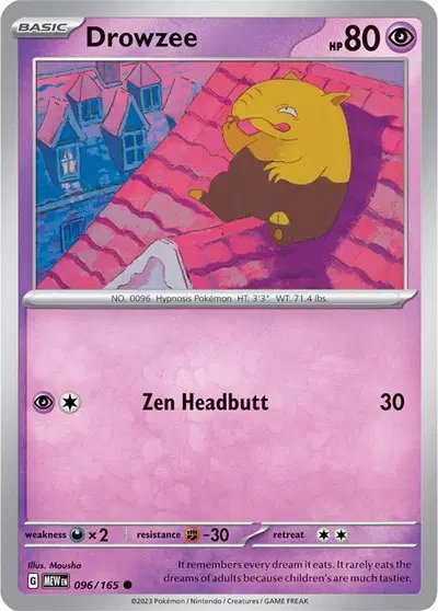 Drowzee — SV: 151 096/165