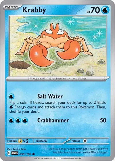 Krabby — SV: 151 098/165