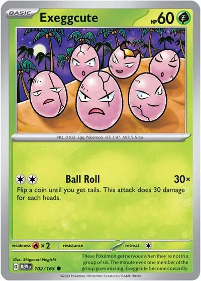 Exeggcute — SV: 151 102/165