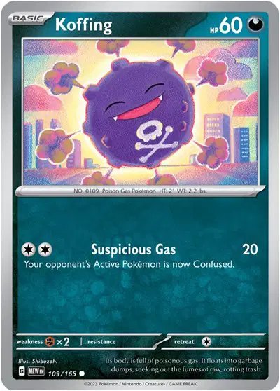 Koffing — SV: 151 109/165
