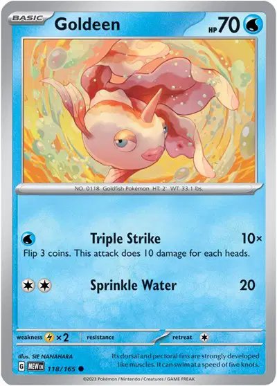 Goldeen — SV: 151 118/165