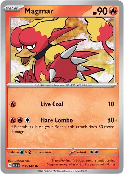 Magmar — SV: 151 126/165