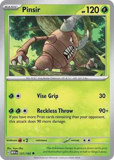 Pinsir — SV: 151 127/165