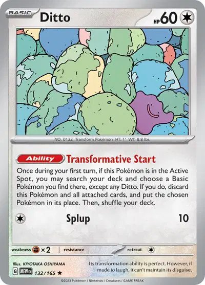 Ditto — SV: 151 132/165