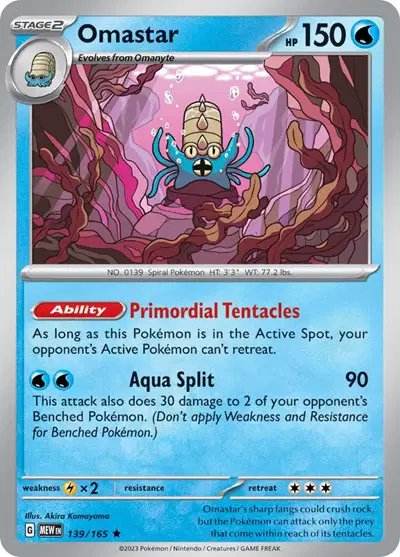 Omastar — SV: 151 139/165